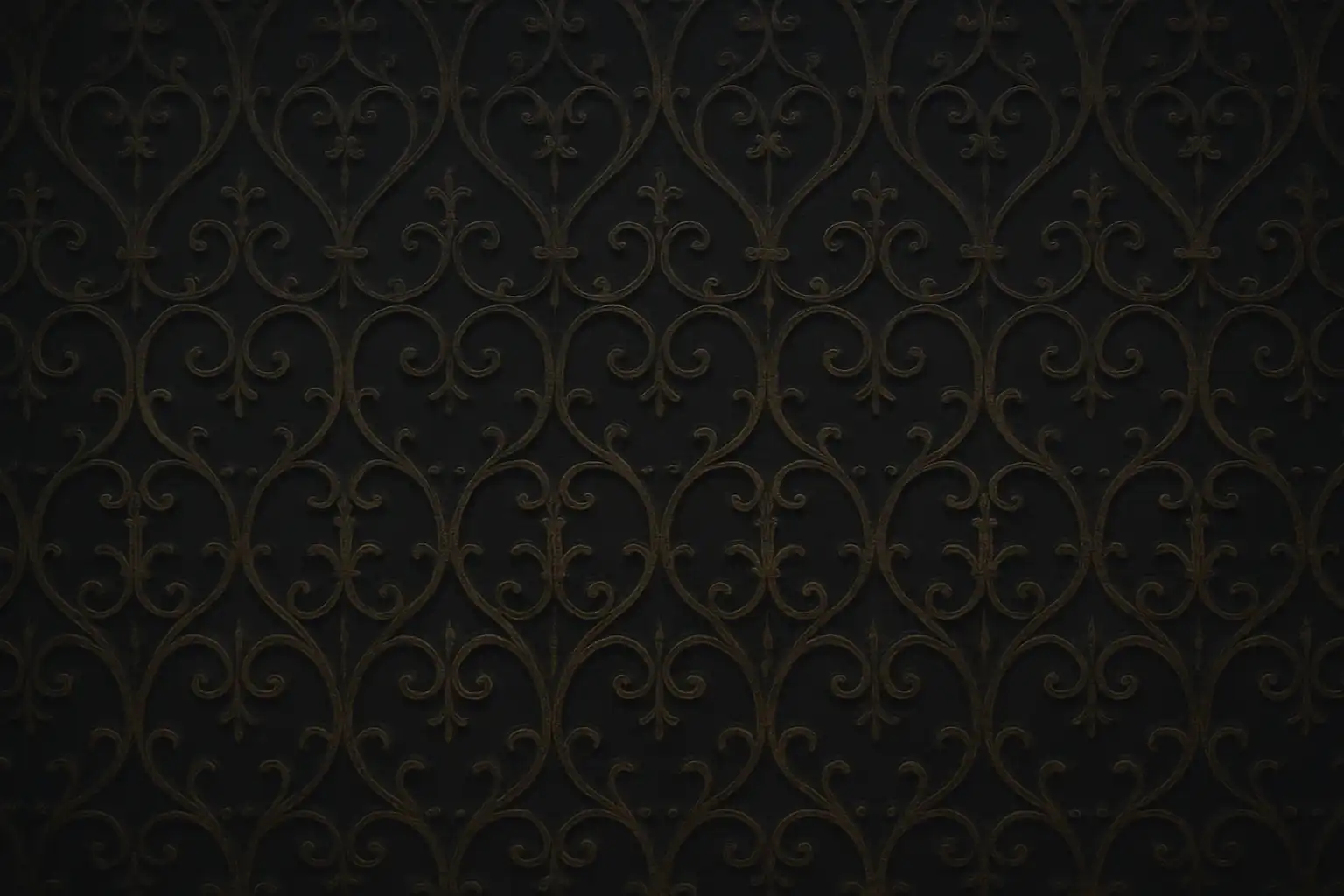 Ornate Victorian ironwork pattern decorating the AllWinss casino background