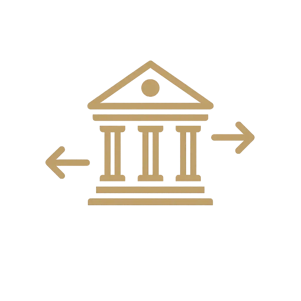 Bank transfer icon